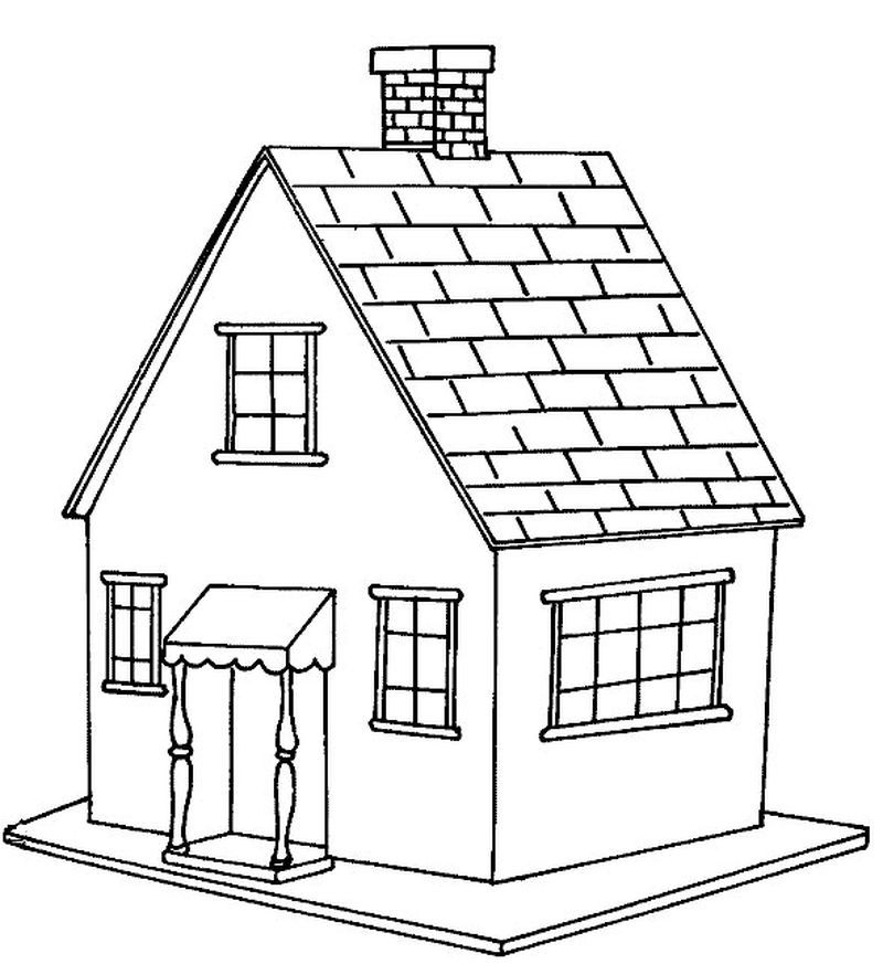 Victorian House Coloring Pages - Coloring Printable