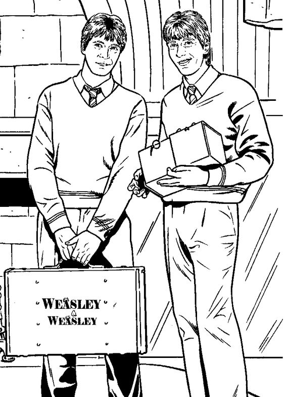 Harry Potter Ginny Coloring Page Coloring Home