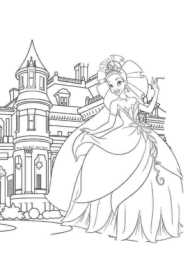 printable princess castle coloring pages princess castle ...
