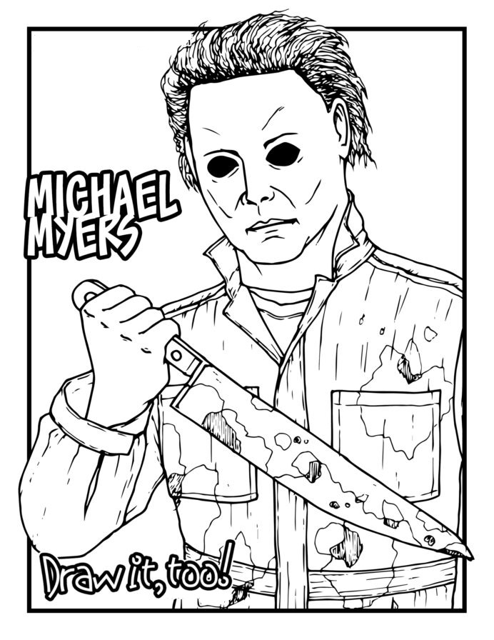 Michael Myers Coloring Pages - Free Printable Coloring Pages for Kids