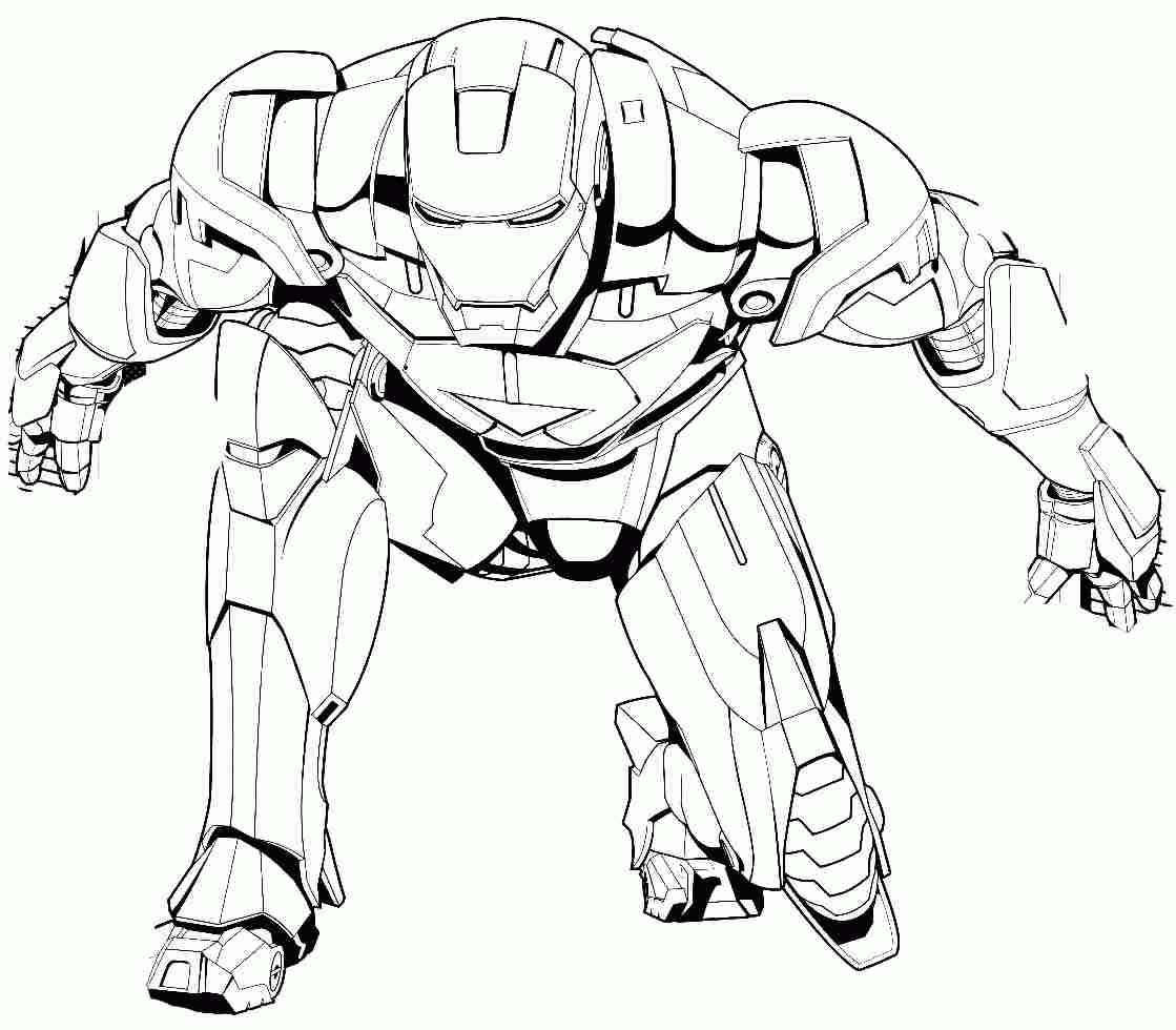 Iron Man Coloring Pages Free Printable Coloring Home