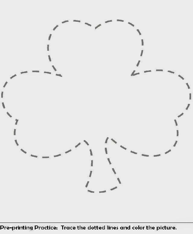 Shamrock Coloring Pages | Free Coloring Pictures