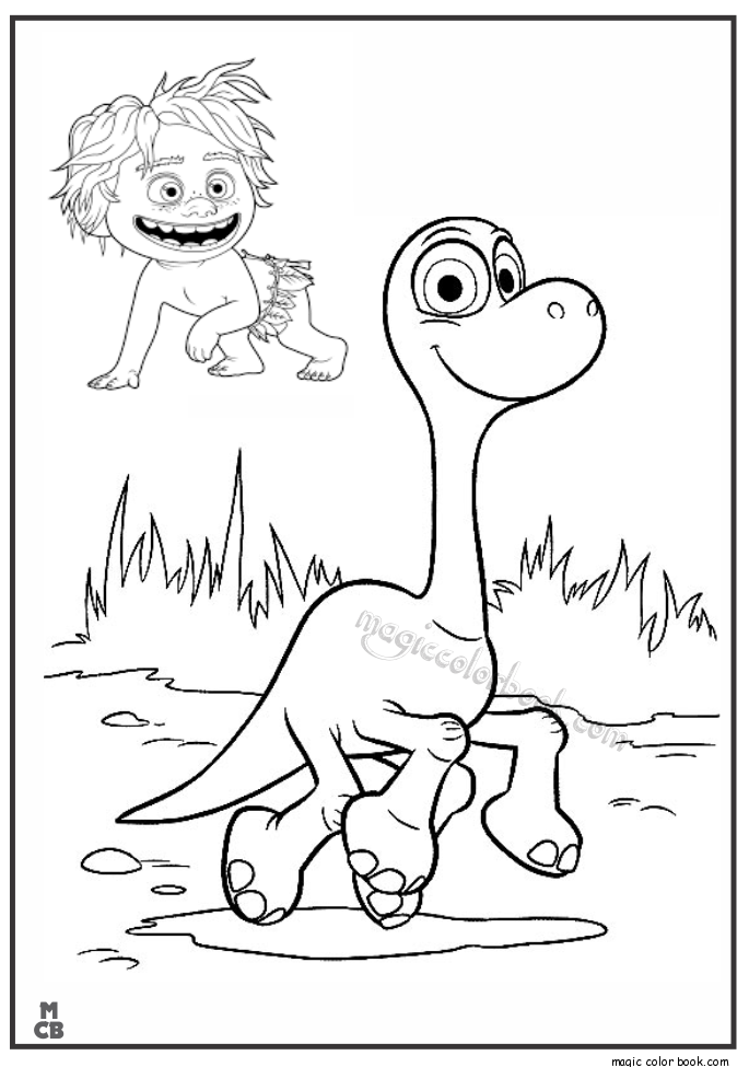 Good Dinosaur Coloring Pages free print