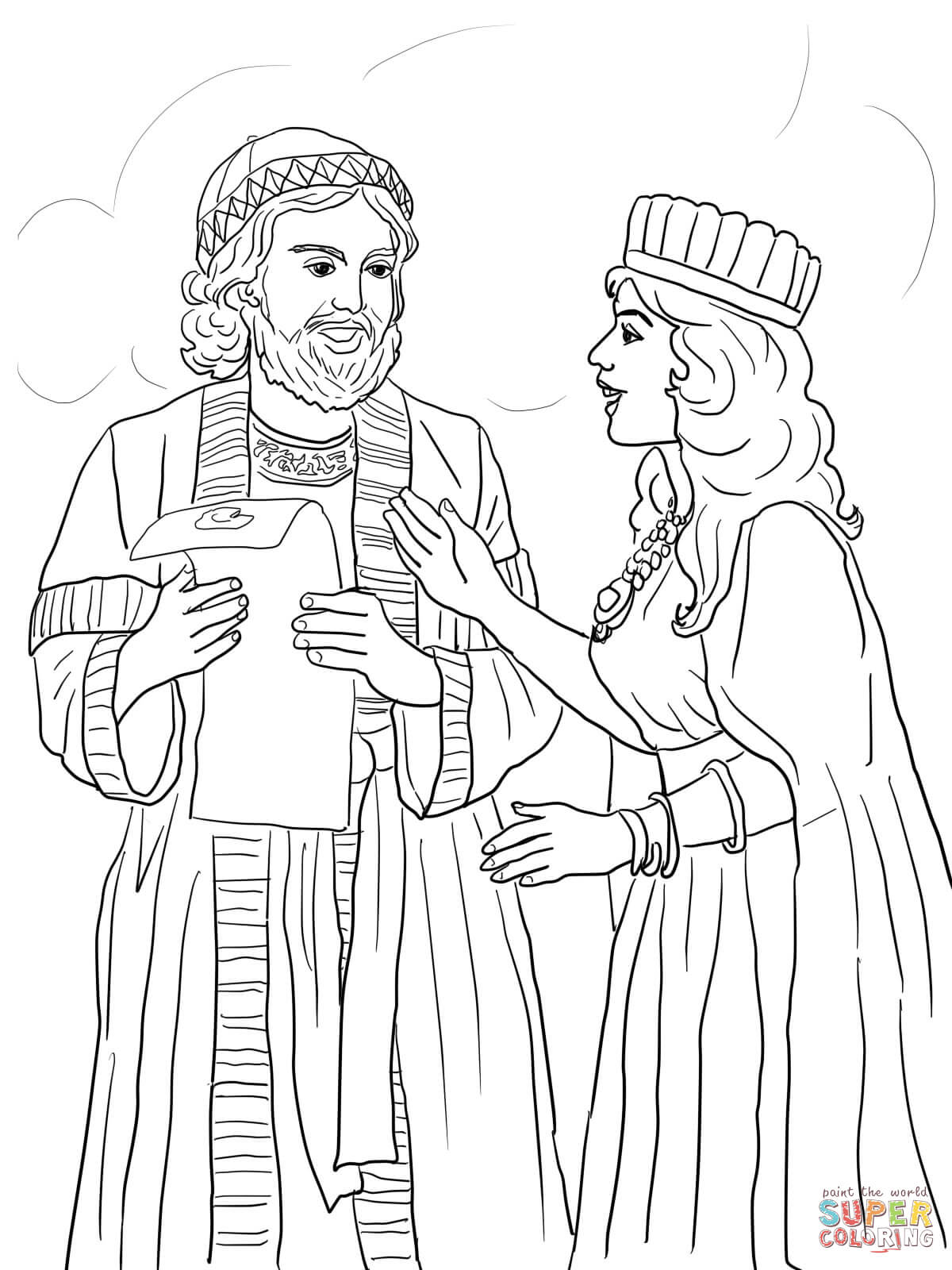 Free Coloring Pages Kings And Queens - Coloring Home