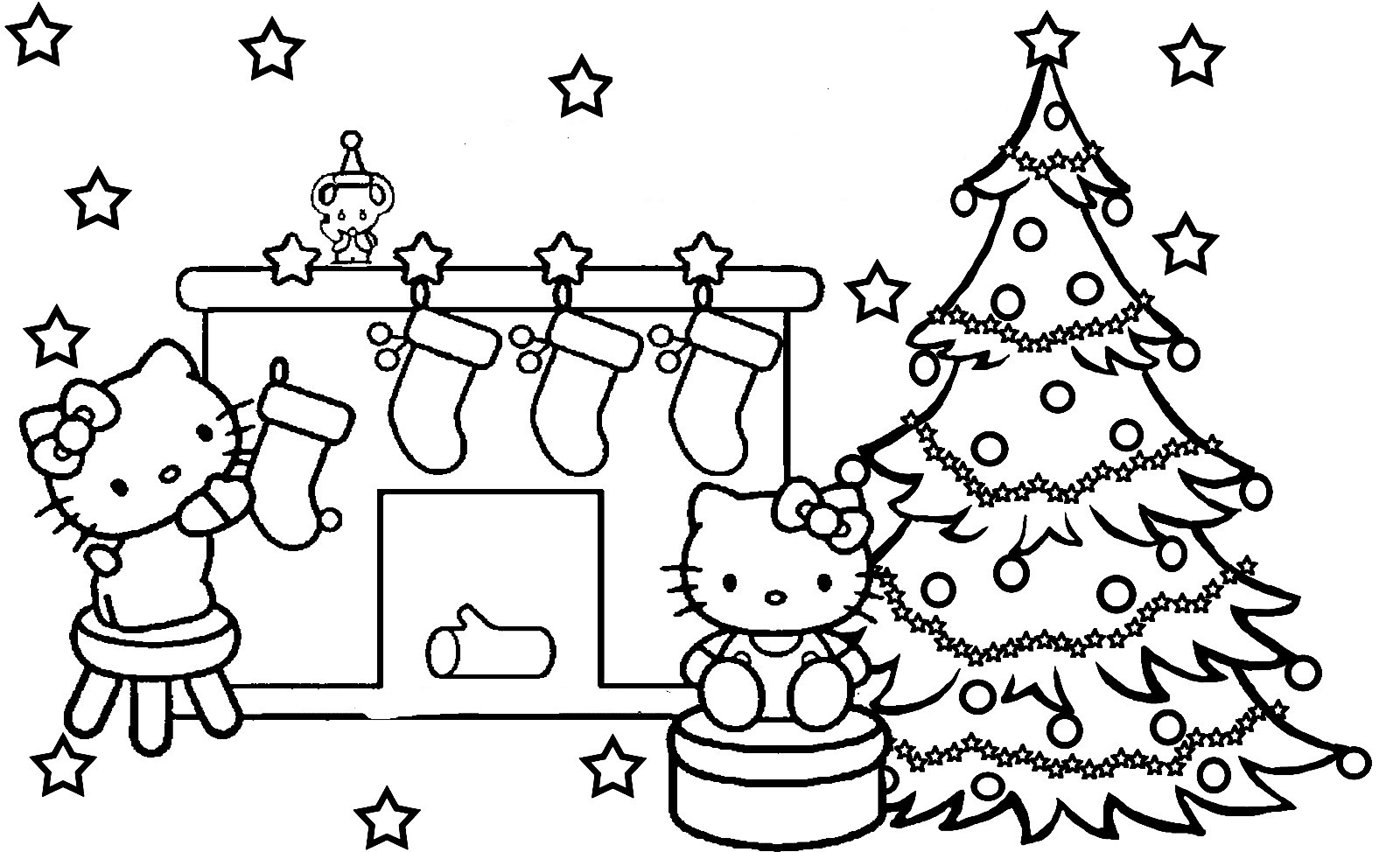 Merry Christmas Coloring Pages Free - Coloring Home