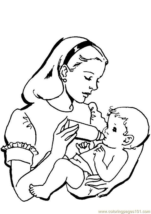 Animal Realistic Baby Coloring Pages 