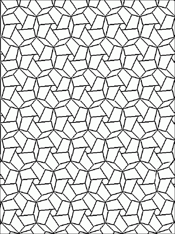 Related Patterns Coloring Pages item-13831, Mosaic Patterns ...