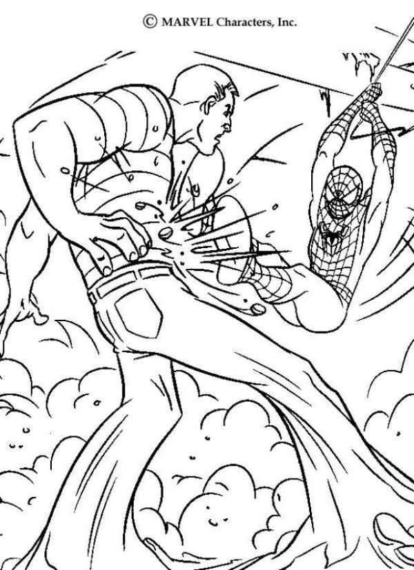 Spiderman Green Goblin Coloring Pages - Coloring Home