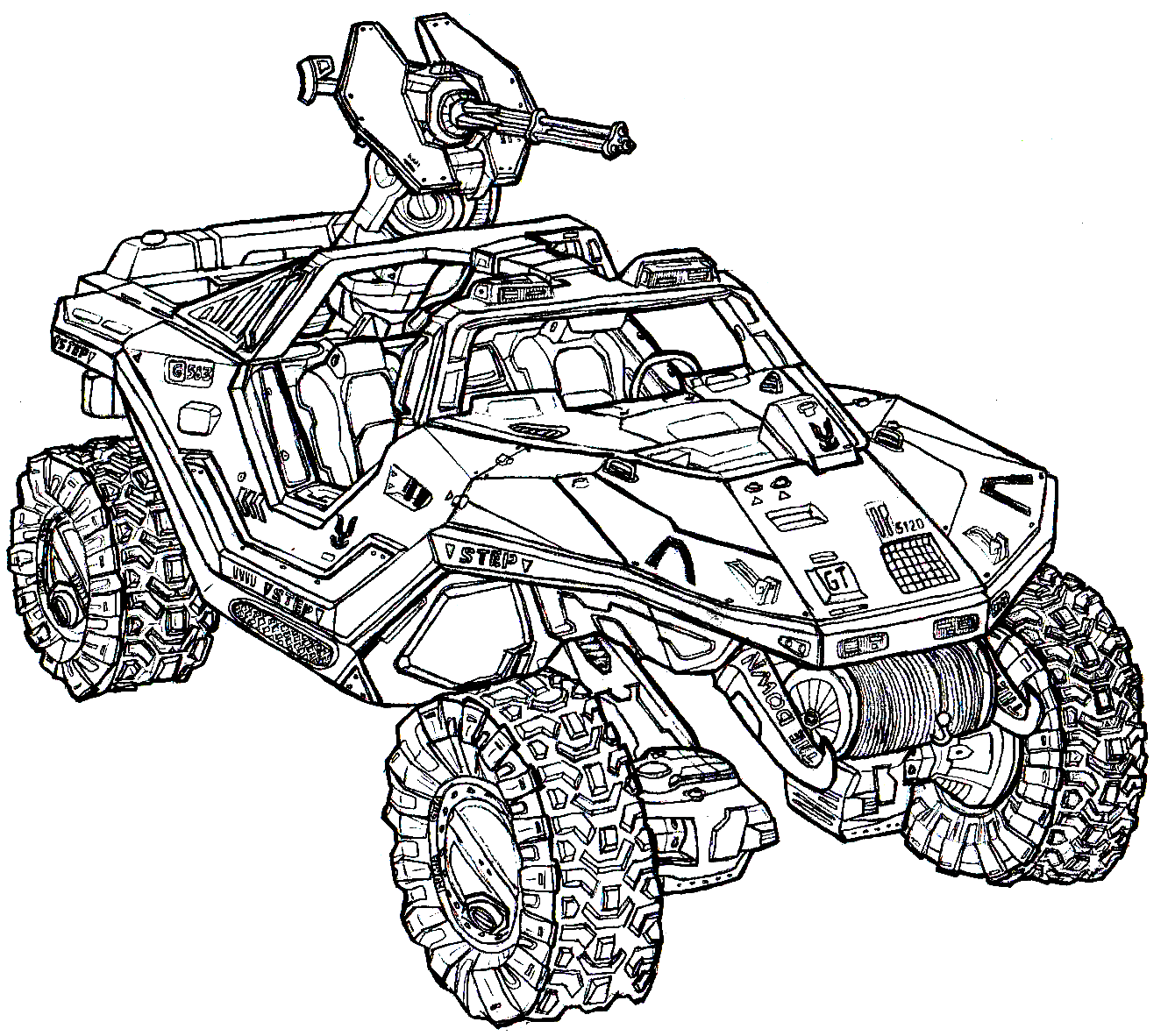 Halo 5 Coloring Pages Halo Coloring Pages Halo 5 Coloring Pictures ...