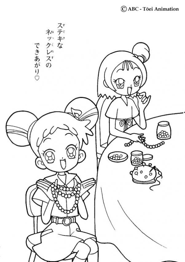 MAGICAL DOREMI coloring pages - All Magical Doremi girls