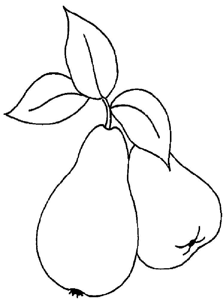Pear coloring pages. Download and print Pear coloring pages.