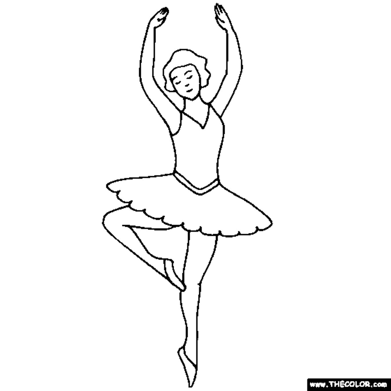 Free Printable Ballet Coloring Pages - Coloring Home