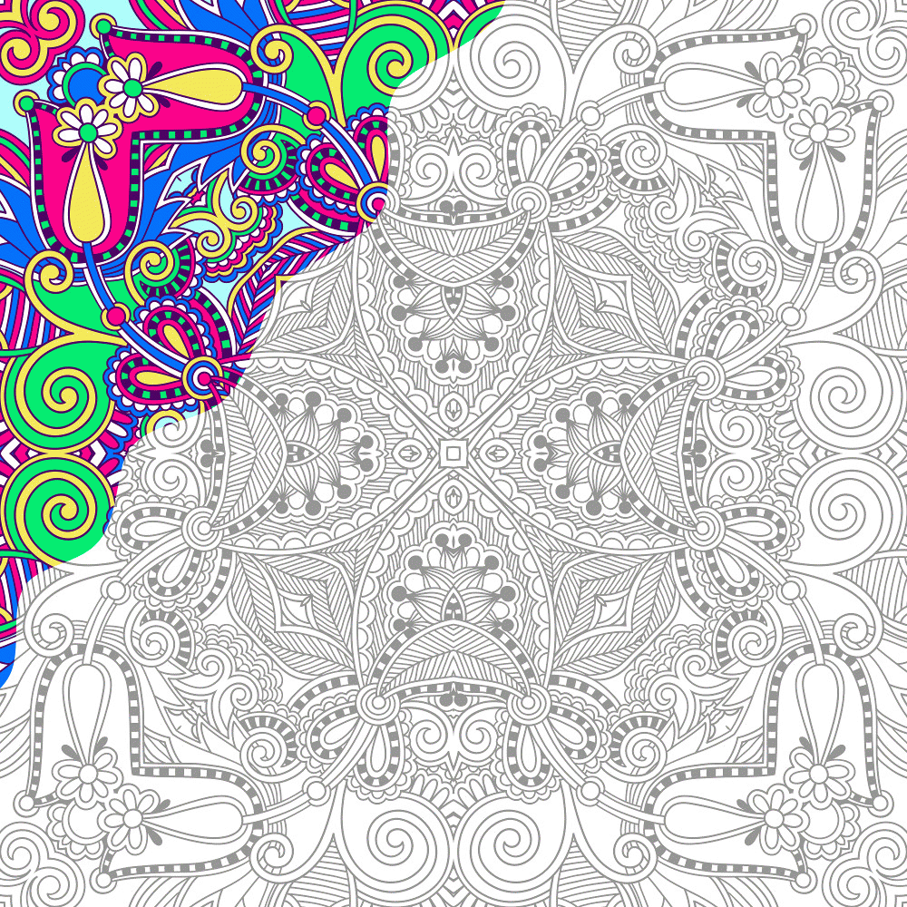 Free Color By Number Coloring Pages For Adults - Coloring Home