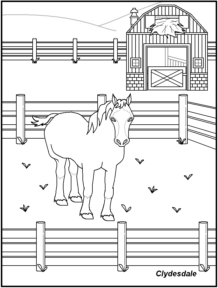 Step by Step to Color Printable Horse Coloring Pages ...