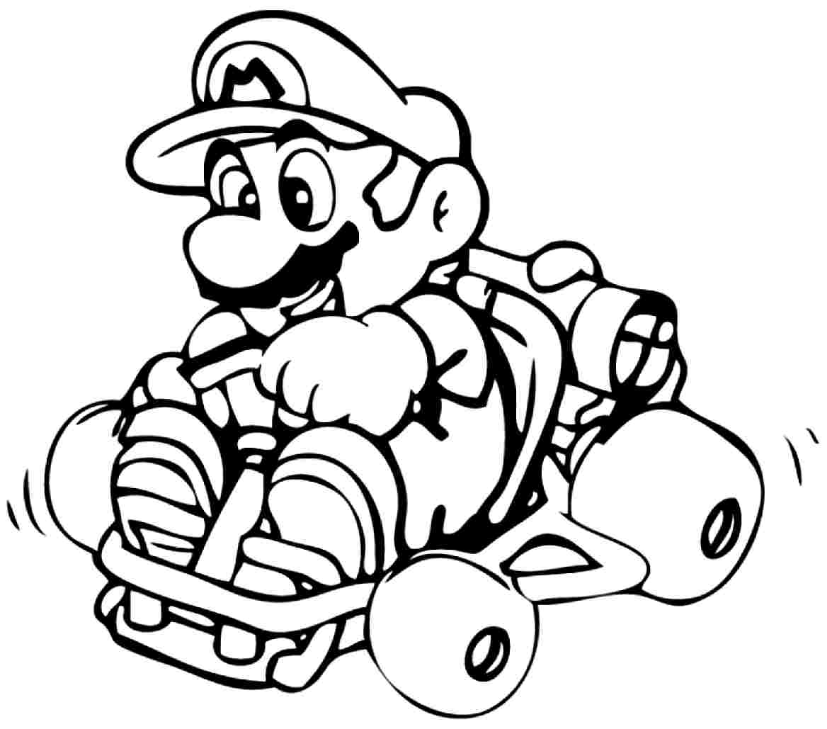 351 Cartoon Super Mario Bros Coloring Pages for Adult