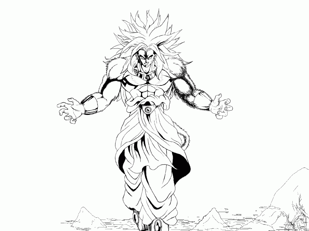 Dragon Ball Z Coloring Pages Gogeta - Coloring Page
