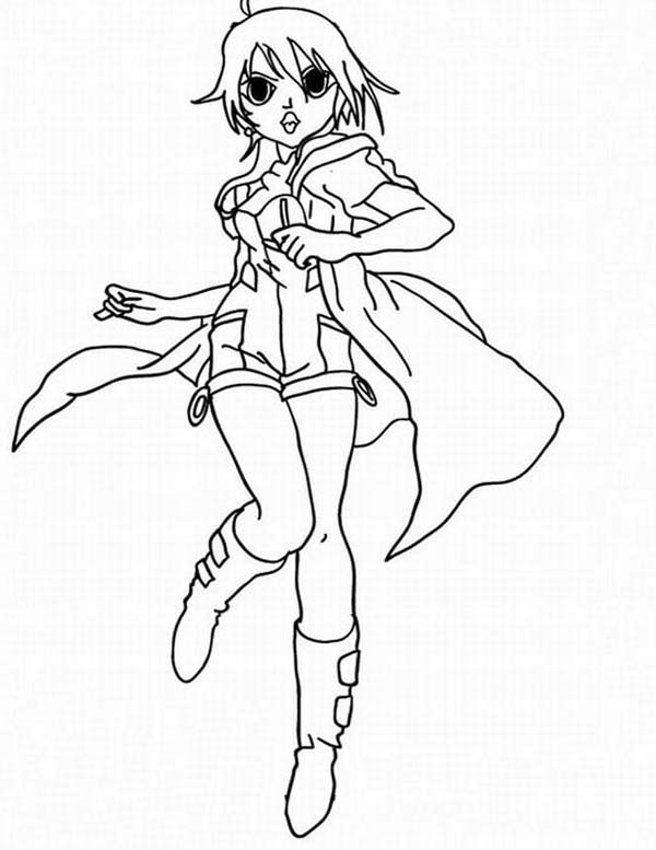 Fabia from Bakugan is Going to Save Neathia Coloring Pages : Batch ...