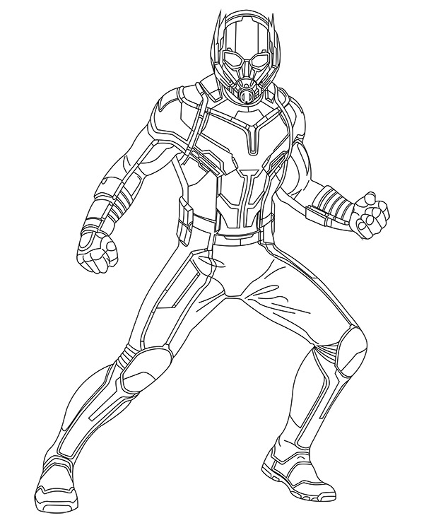 Antman coloring page Avengers coloring sheet - Topcoloringpages.net