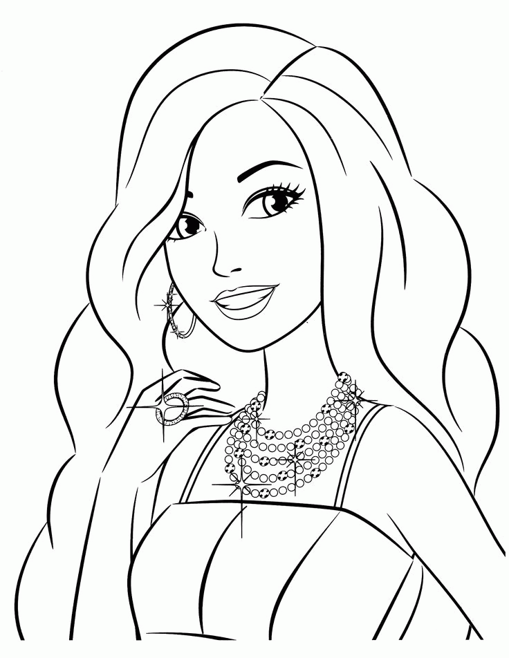 Free Barbie Printable Coloring Pages | Free Coloring Pages