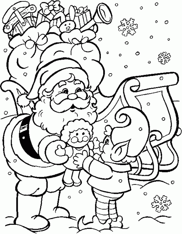 Basic Christmas Coloring Pages Printable Az Coloring Pages ...