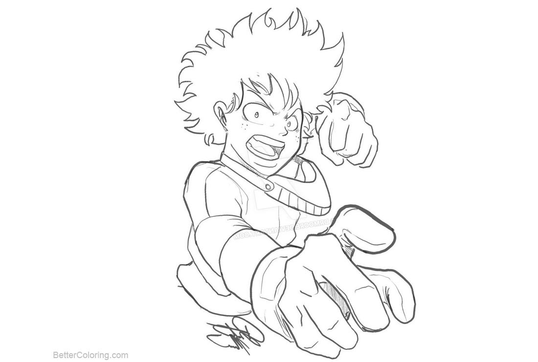 My Hero Academia Coloring Pages | Coloring Pages 2019