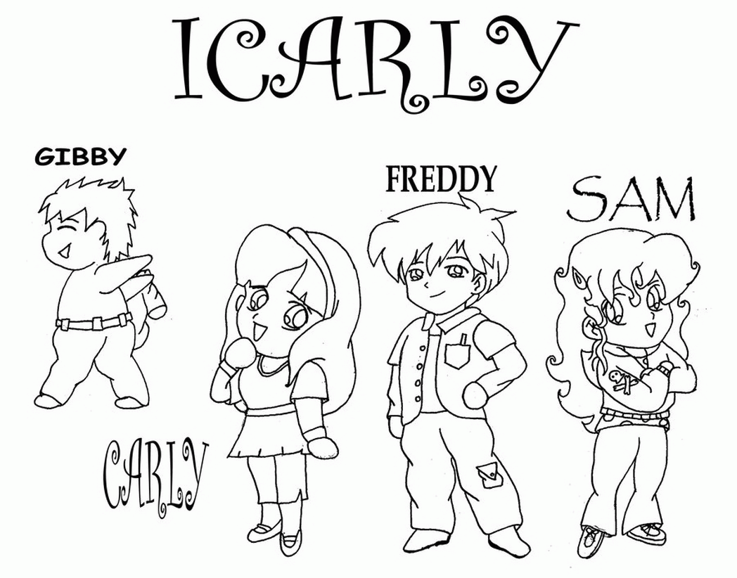730 Unicorn Icarly Coloring Pages with disney character