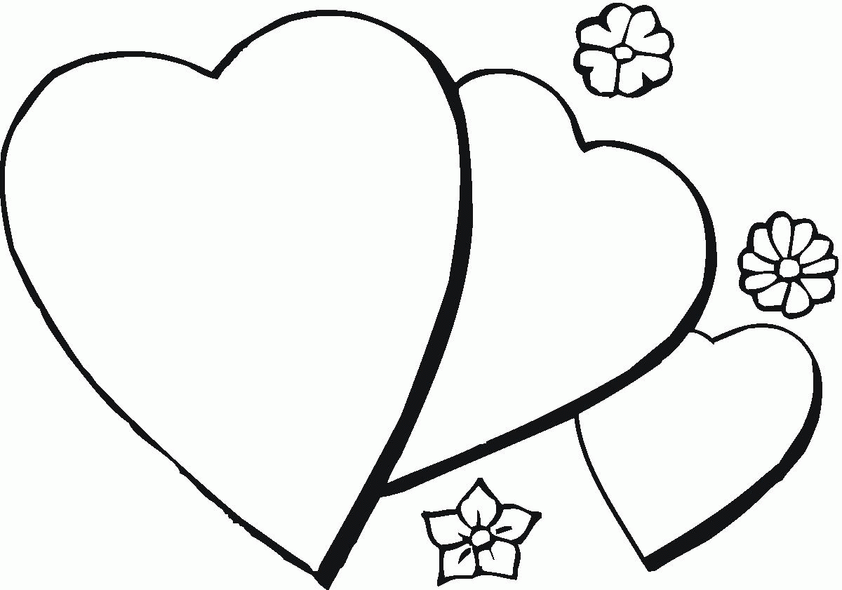Rainbow Heart Coloring Pages - Coloring Home