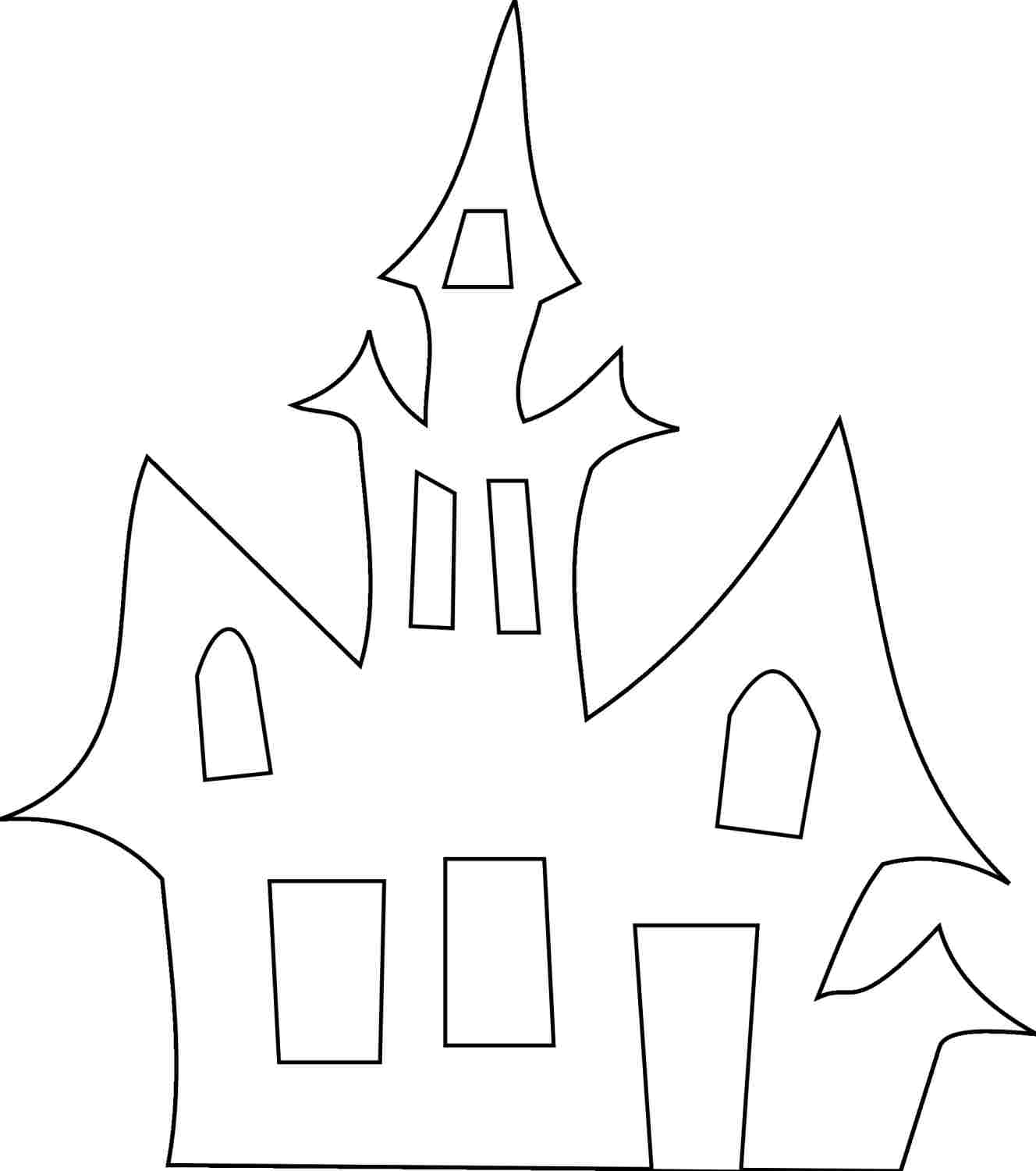 Halloween Cutouts Coloring Pages Coloring Home