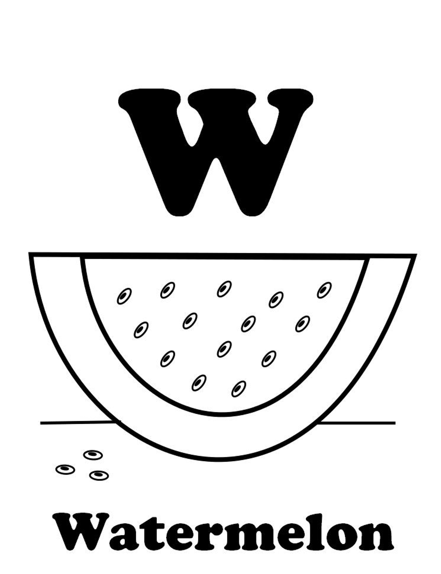 W Is For Watermelon Related Keywords & Suggestions - W Is For ...