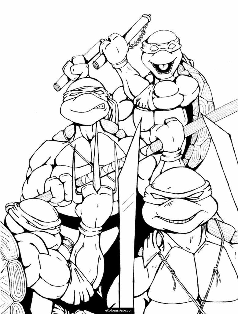 Teenage Mutant Ninja Turtles Coloring Pages printable #6880 ...