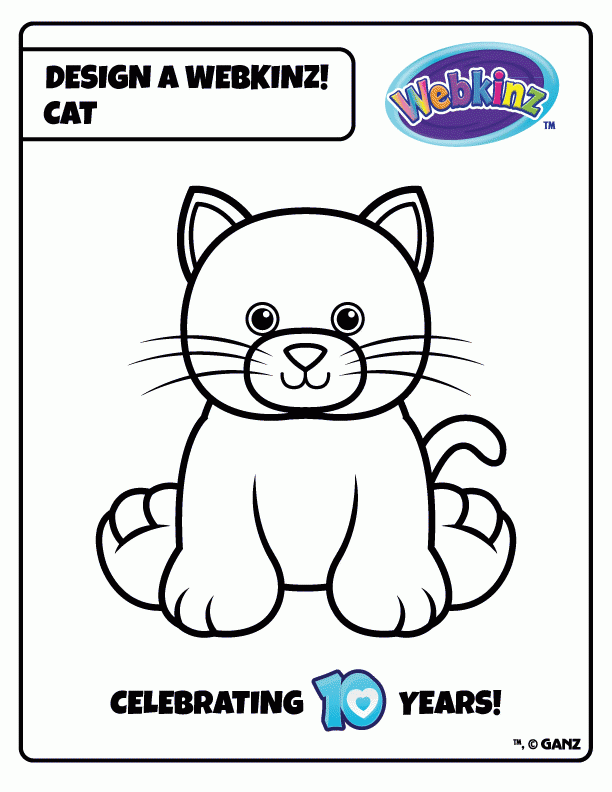 Webkinz Coloring Pages To Print Out - Coloring Home