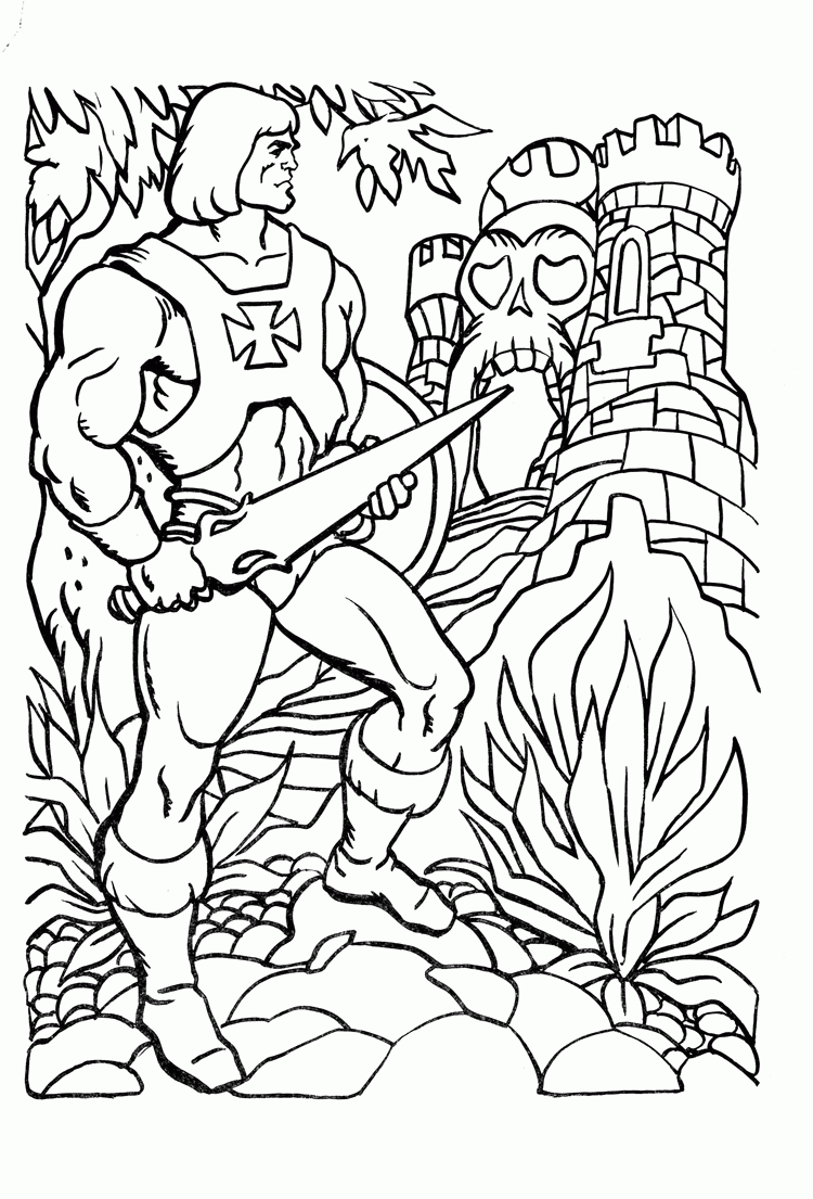 He Man And She Ra Coloring Pages - Coloring Page