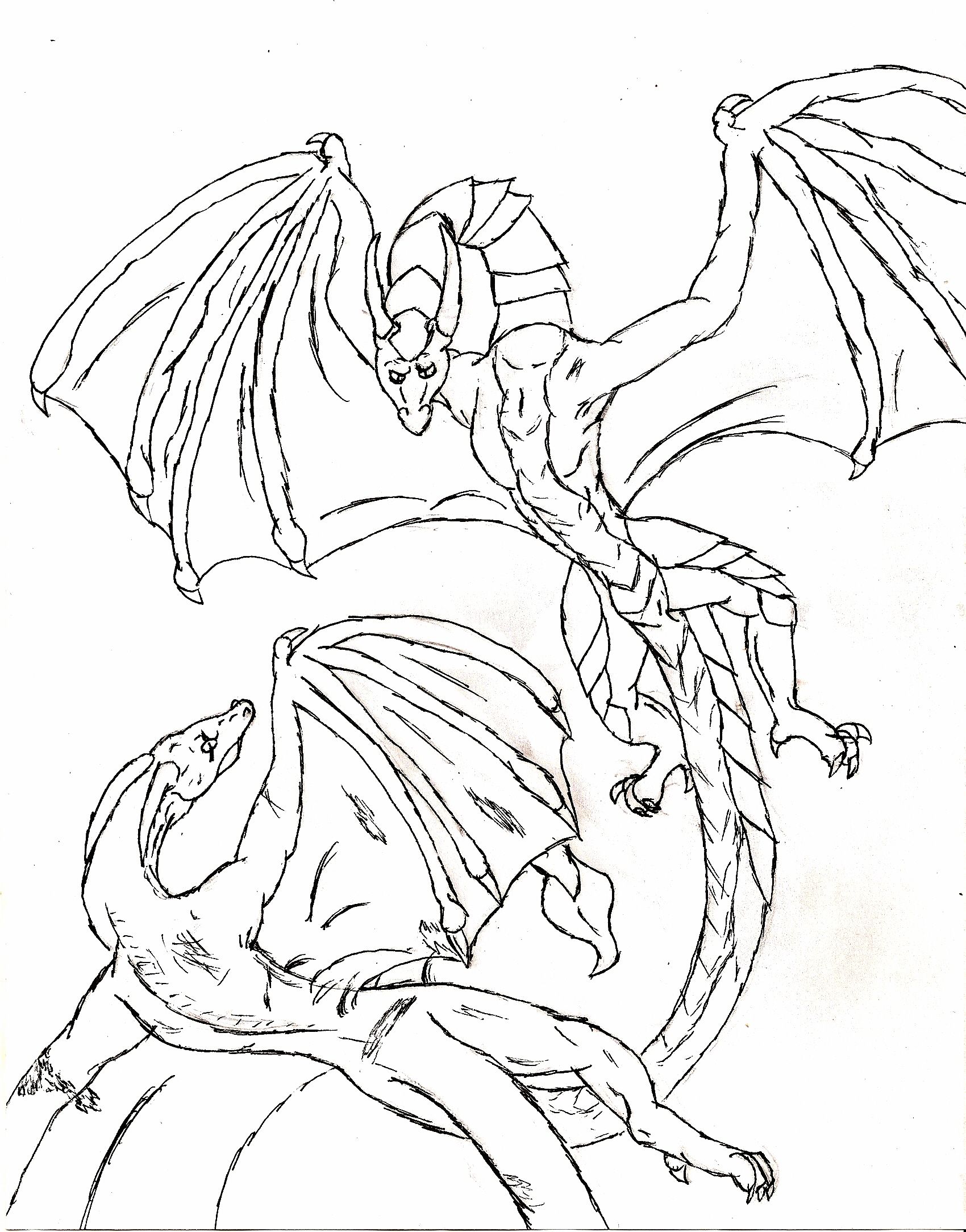 Detailed Dragon Coloring Pages   Coloring Home