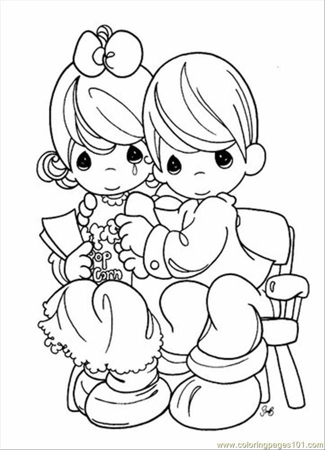 Free Printable Precious Moments Coloring Pages For Kids ...