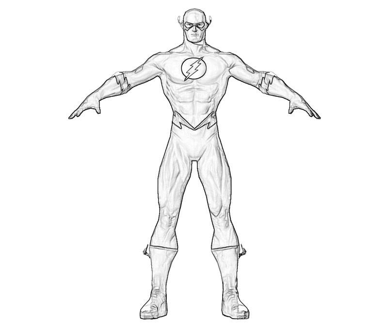 12 Pics of Flash Coloring Drawing Pages - The Flash Superhero ...