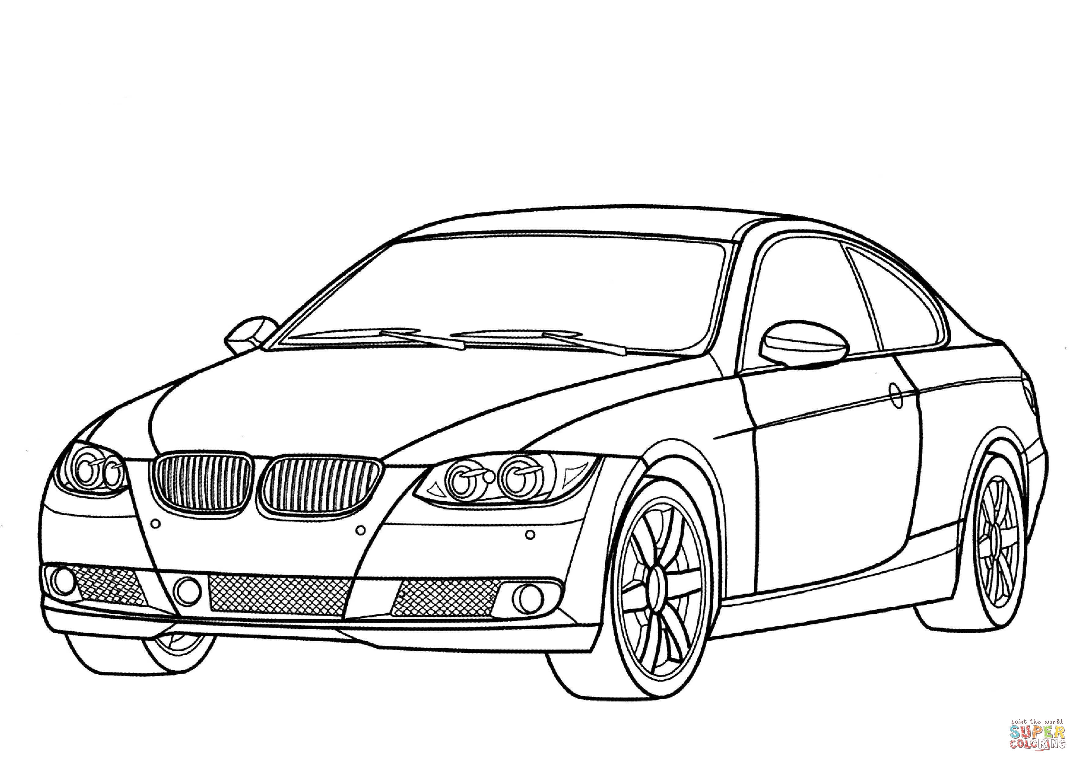 Bmw Car Coloring Pages  Coloring Home