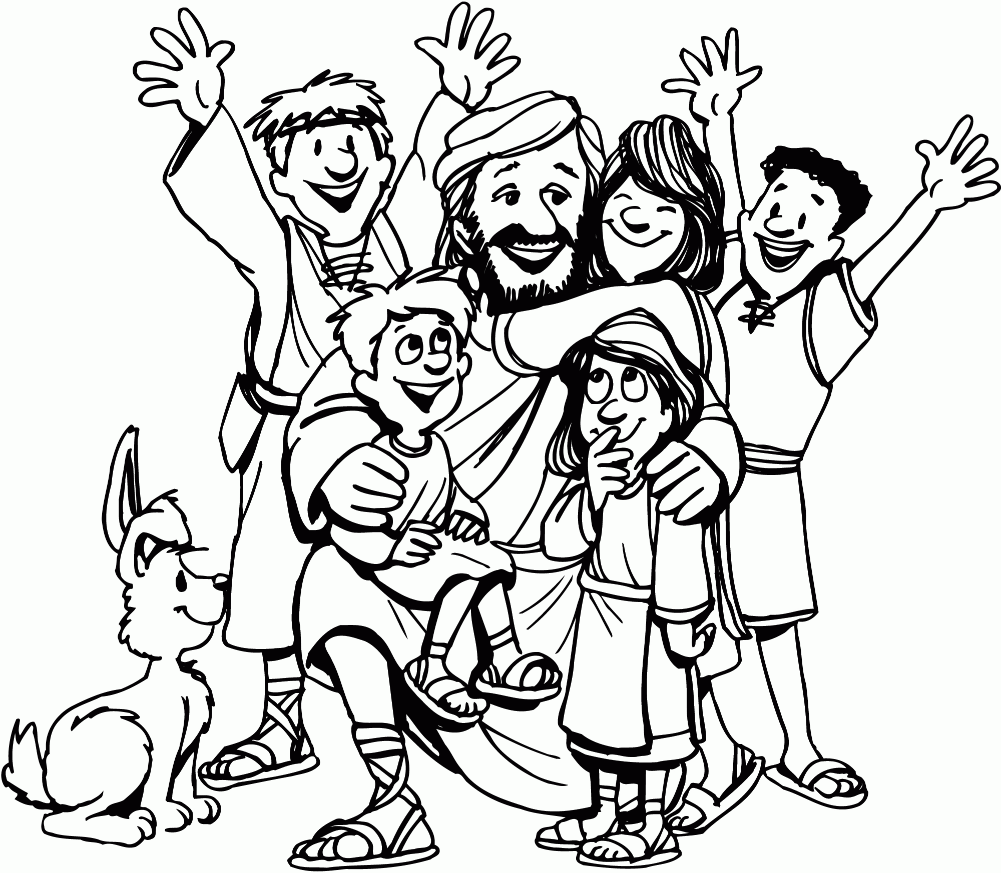 Christian Preschool Coloring Pages Jesus Home Baby Printable Free Lds