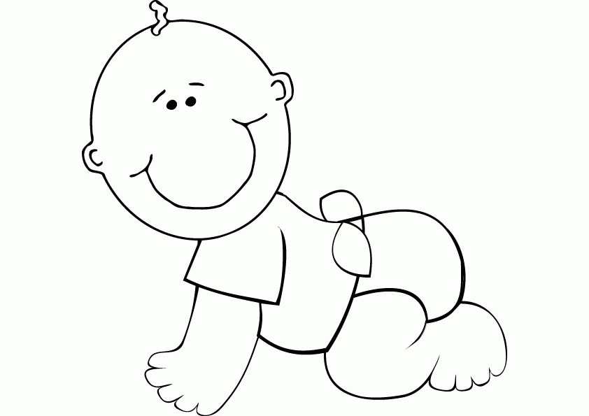 coloring pages for baby and a boy - VoteForVerde.com