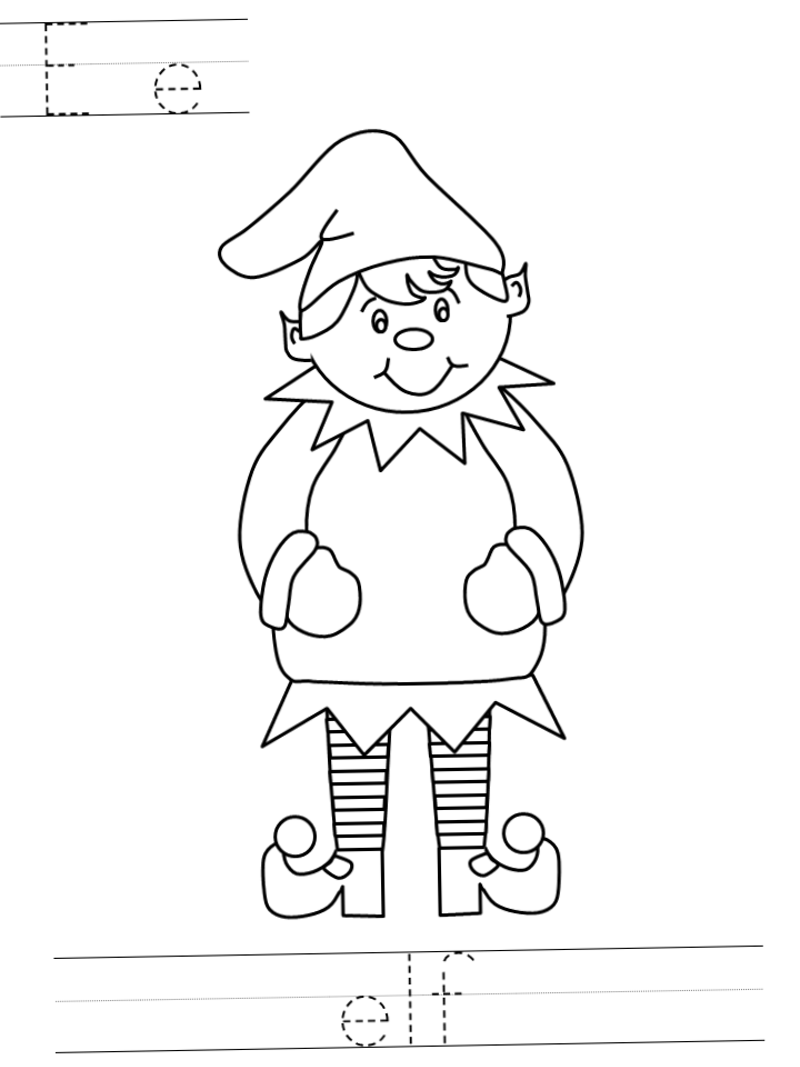 Coloring Pages Elf – Coloring Pages