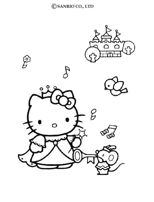 Hello Kitty Ballerina Coloring Pages - Coloring Home