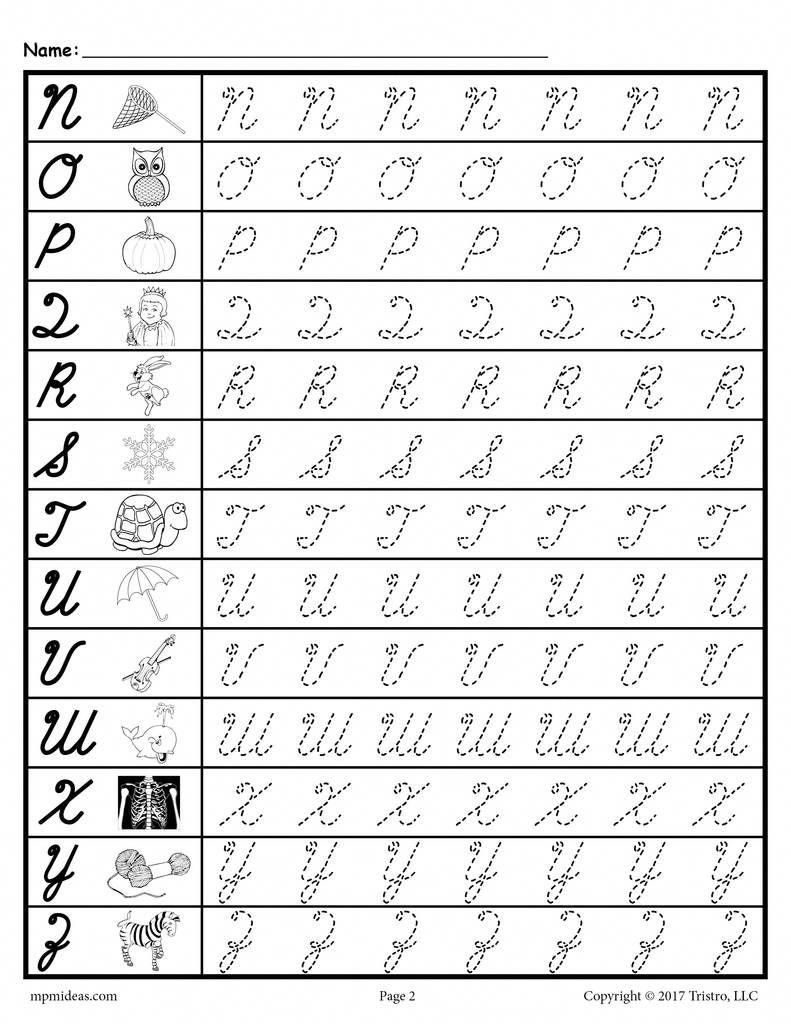 Cursive Name Tracing Worksheets Coloring Bookreeor Preschool Printable  Kindergarten – Doctorbedancing
