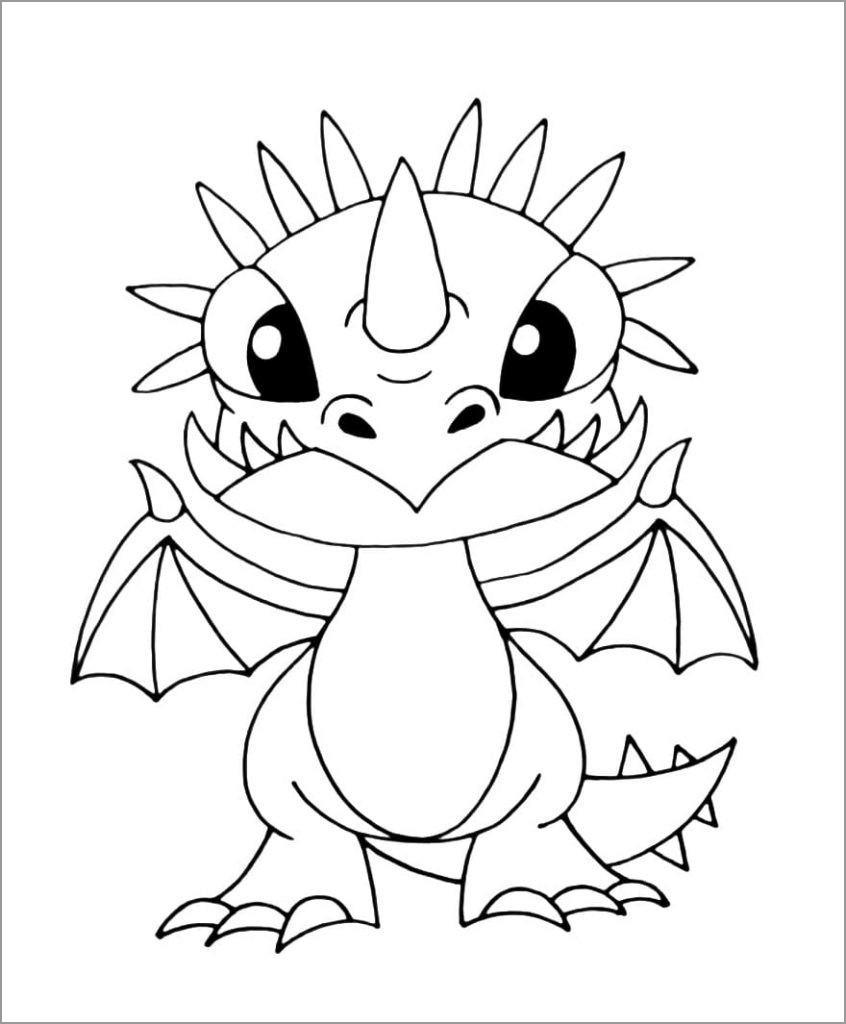 How to Train Your Dragon Coloring Pages - ColoringBay