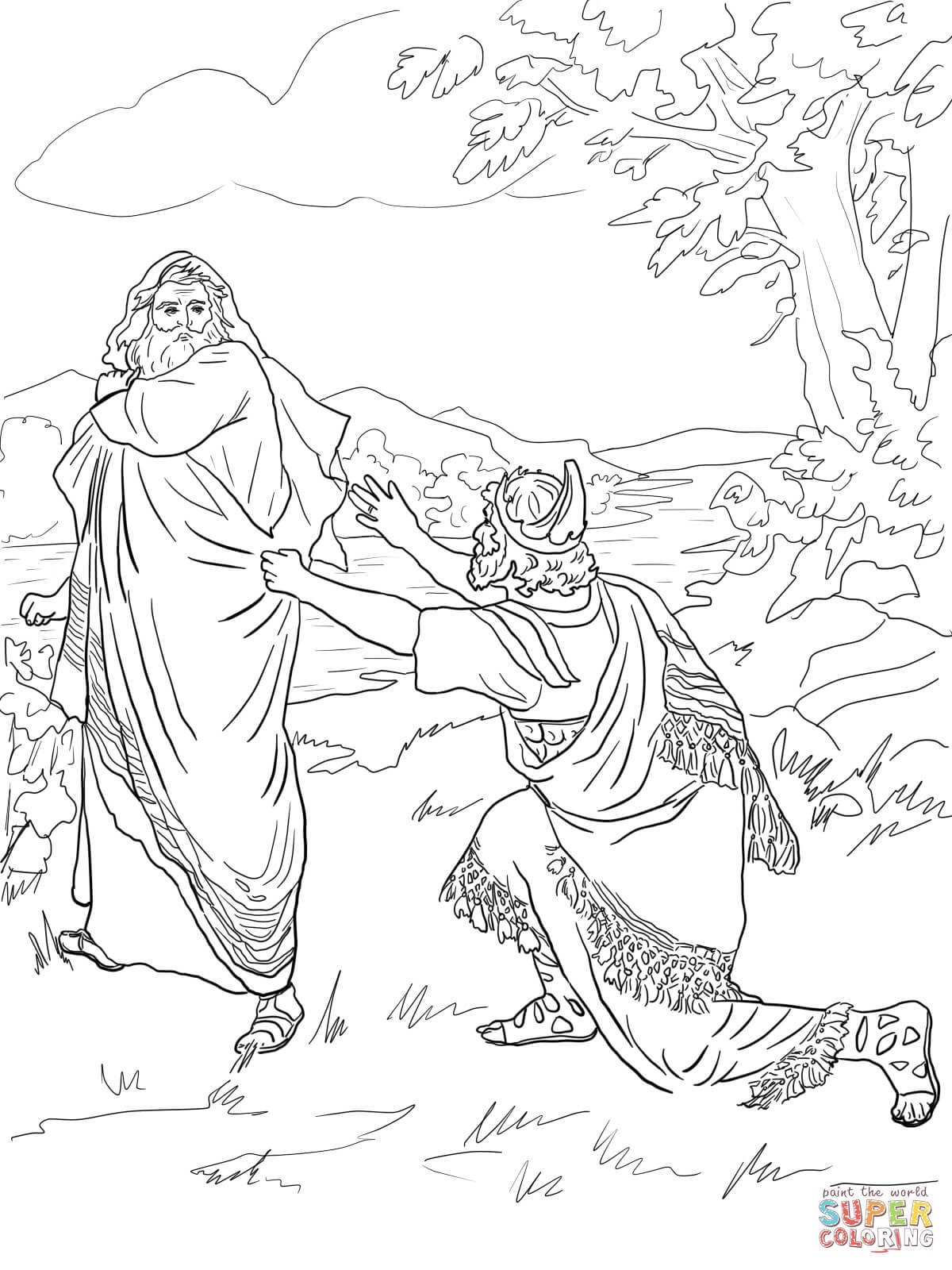 Hannah Bible Story Coloring Page - Coloring Home