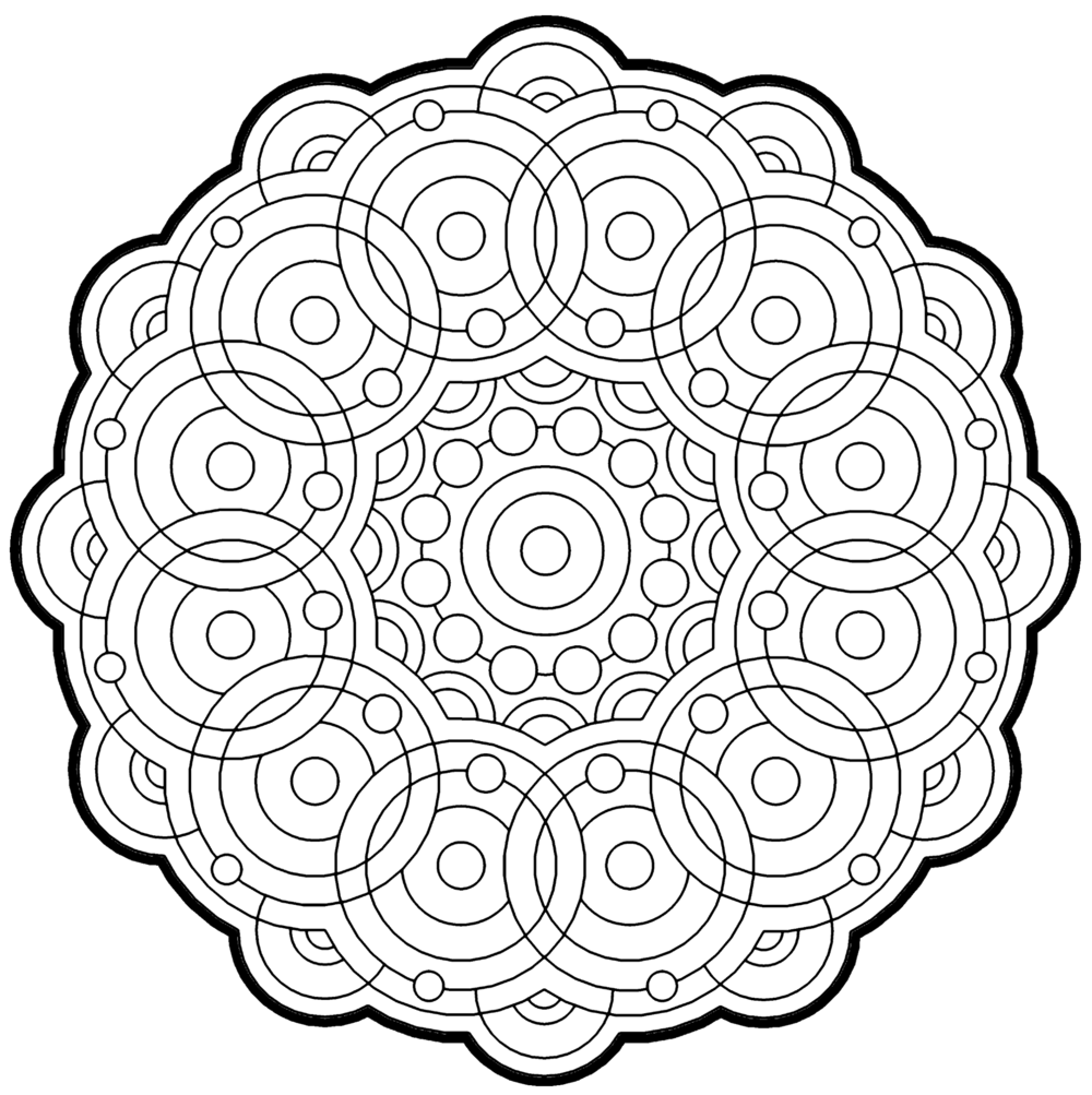 Geometry Coloring Pages-Coloring for grown ups