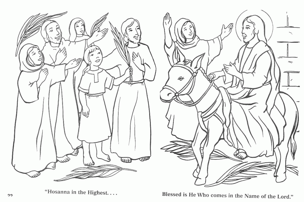 Coloring Pages For Palm Sunday - Coloring - Coloring Home