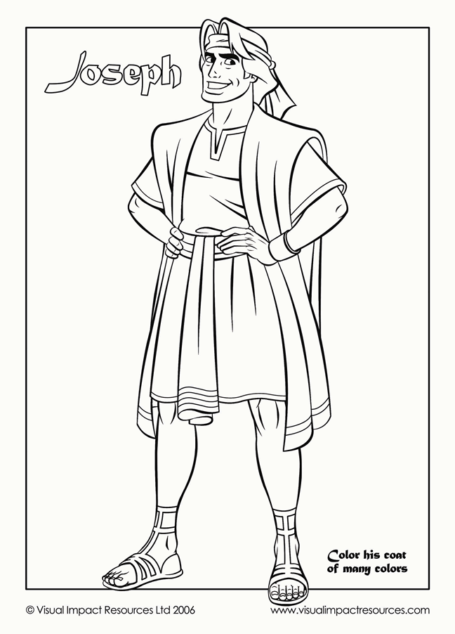 Joseph - Graham Kennedy Coloring Page