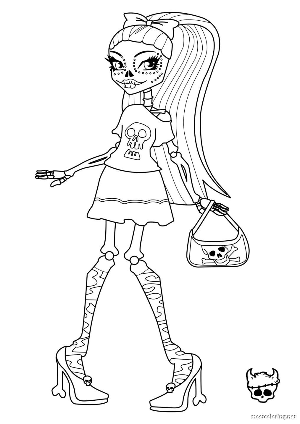 Monster High Coloring Pages | Coloring Pages Printable