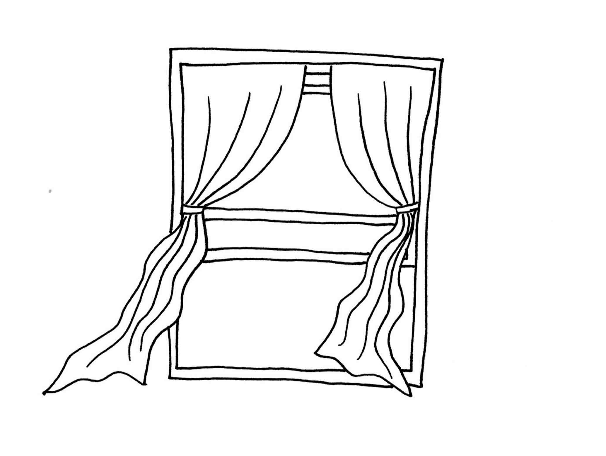 Window Coloring Pages Coloring Home