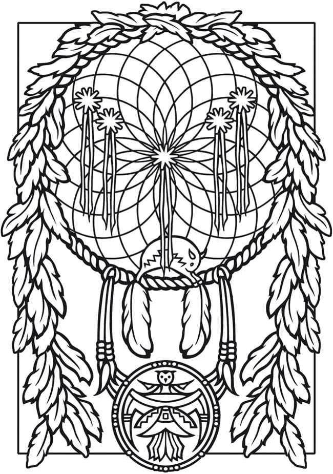 coloring-pages-dream-catchers-coloring-home