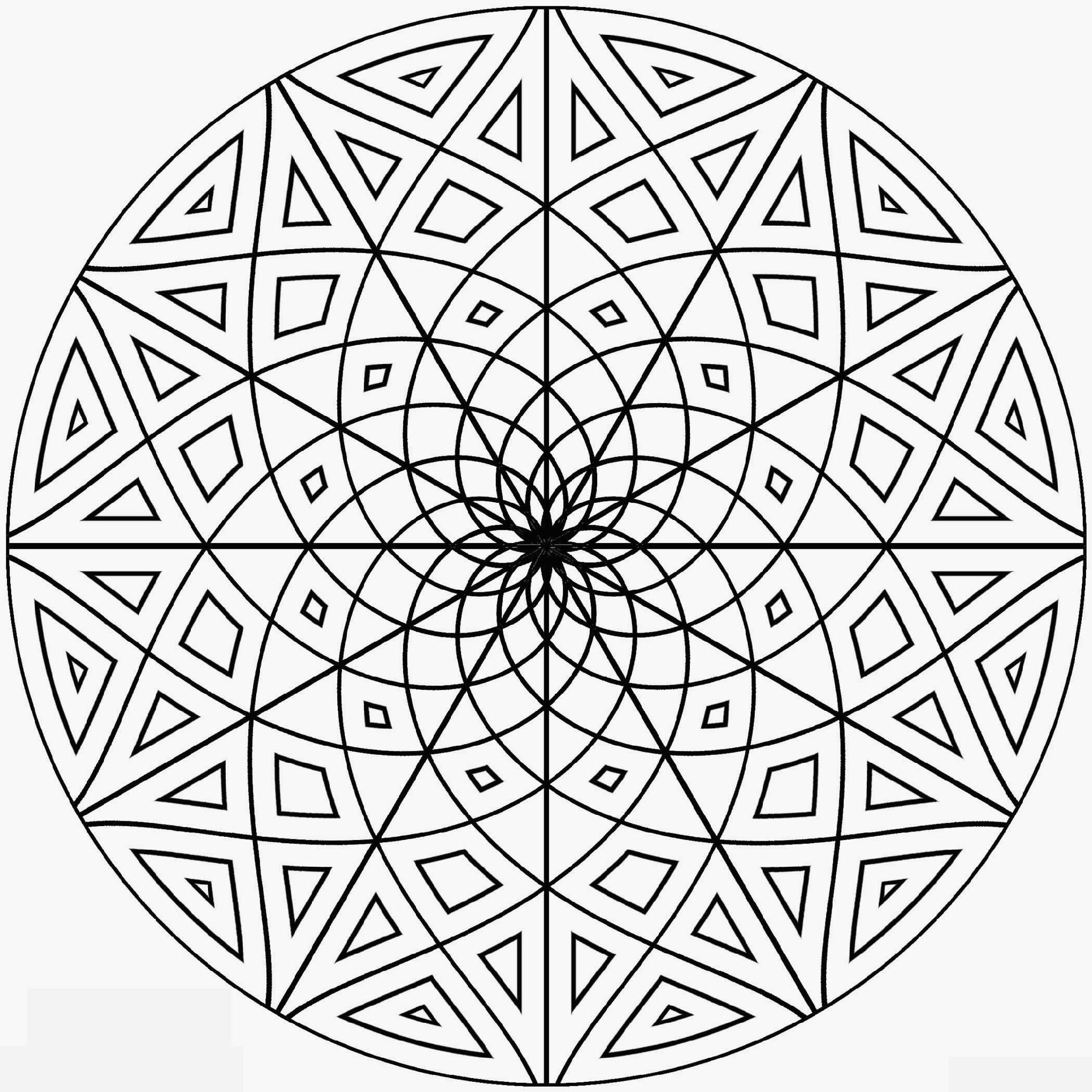Coloring Pages: Printable Mandala & Abstract Colouring Pages For ...